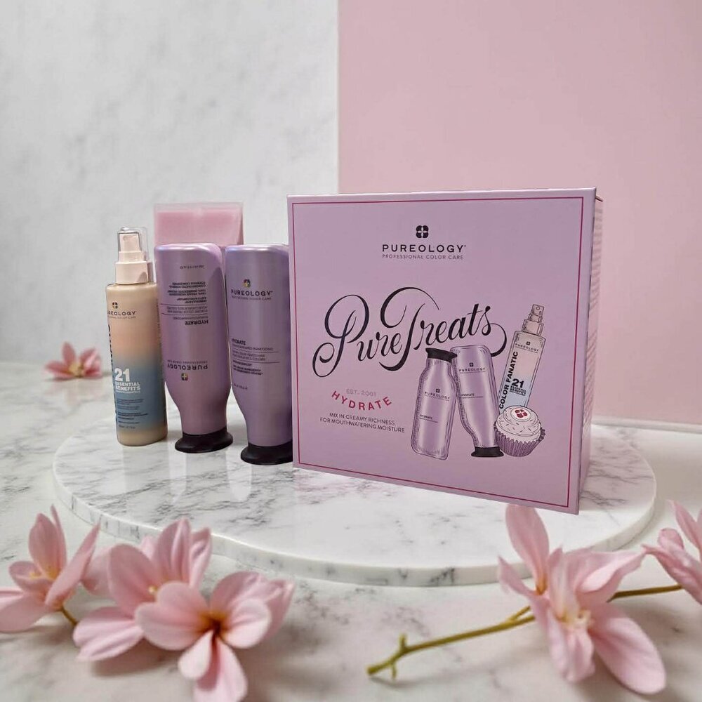 Pureology Pure Treat Hydrate Shampoo Conditioner 21 Essential Benefit Kit